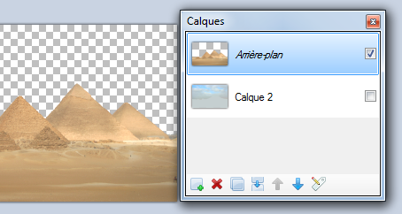 détourer l'image dans paint.net