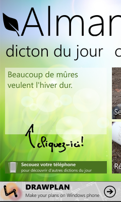 Fonctions de pour le plan